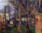 保罗 高更 : Abandoned Garden, Rouen